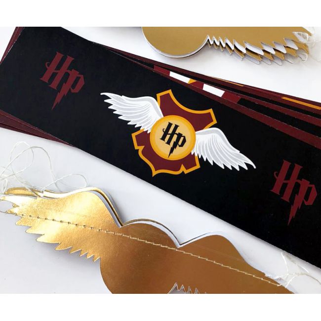 Гирлянда фигурная "Гарри Поттер" золотой снитч с доставкой по Москве и ...